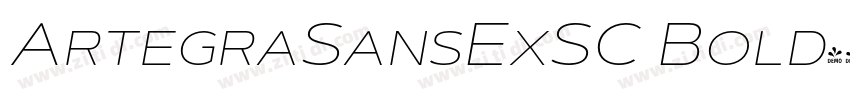 ArtegraSansExSC Bold字体转换